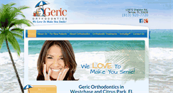 Desktop Screenshot of gericorthodontics.com